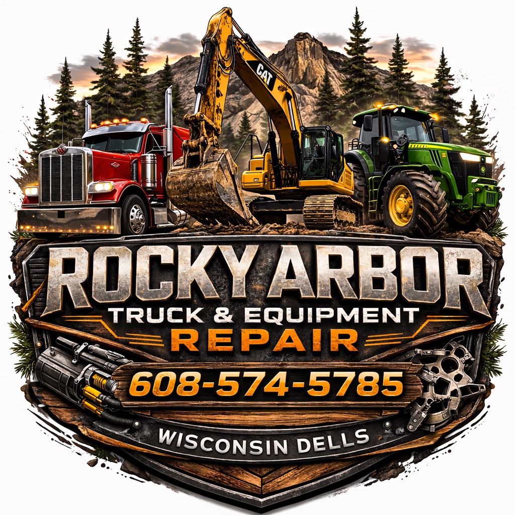 Rocky Arbor Truck & Equipment Repair detailed logo